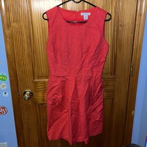 Liz Claiborne Pink Dress with Pockets, Size 12